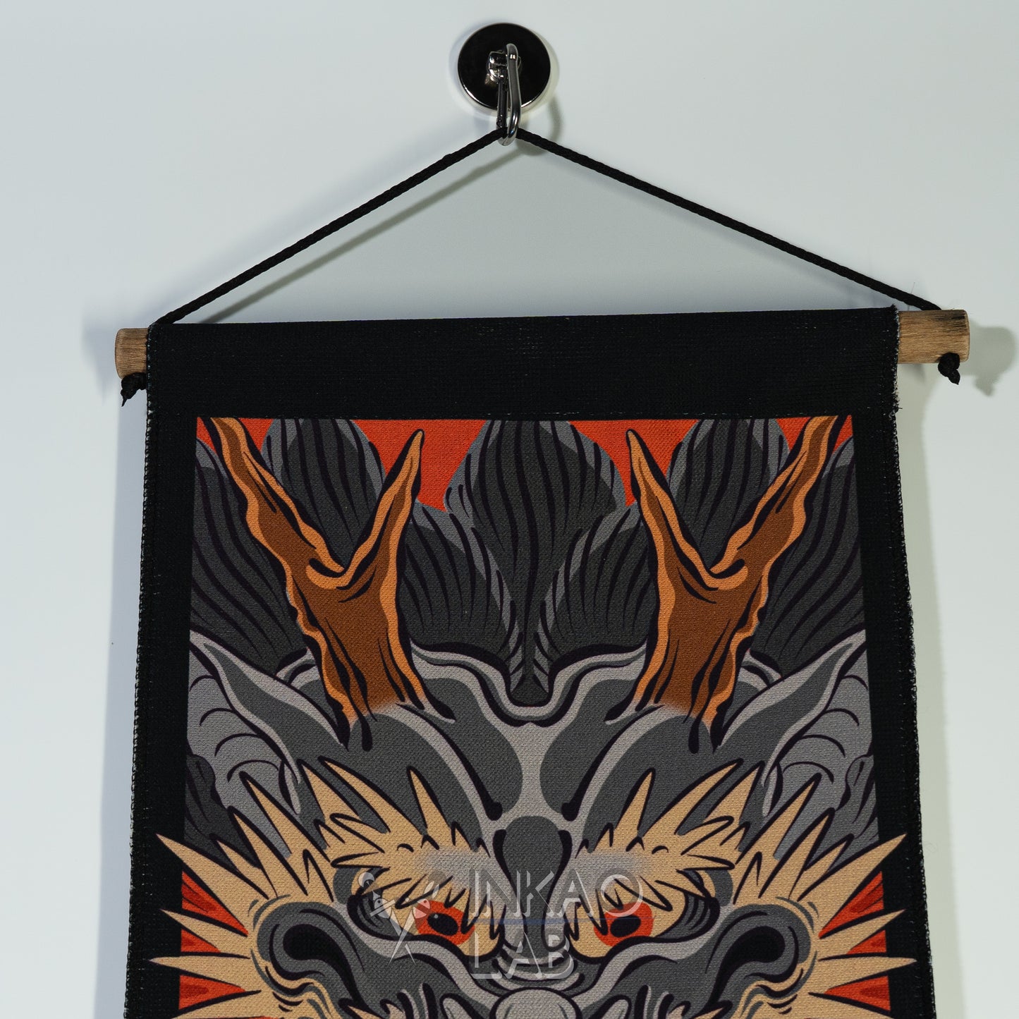 Japanese Decorative Banner - Traditional Style (Tiger / Dragon)