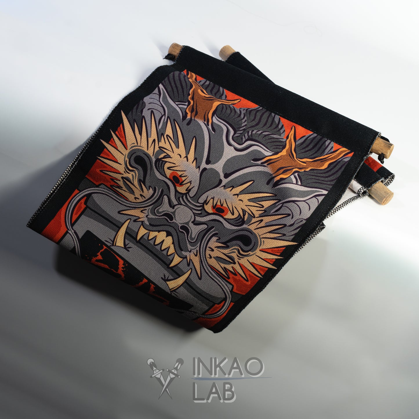 Japanese Decorative Banner - Traditional Style (Tiger / Dragon)